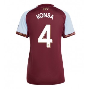 Aston Villa Ezri Konsa #4 Domaci Dres za Ženska 2025-26 Kratak Rukavima